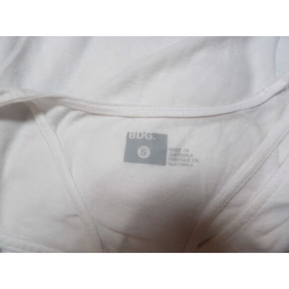 BDG for Urban Outfitters Solid white racerback Tank Top S - Picture 4 of 4